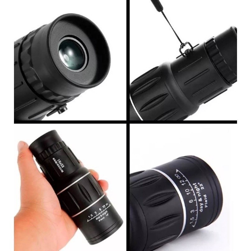 Imagem Monóculo Luneta Profissional 16X52 Espião Alcance 8km E42