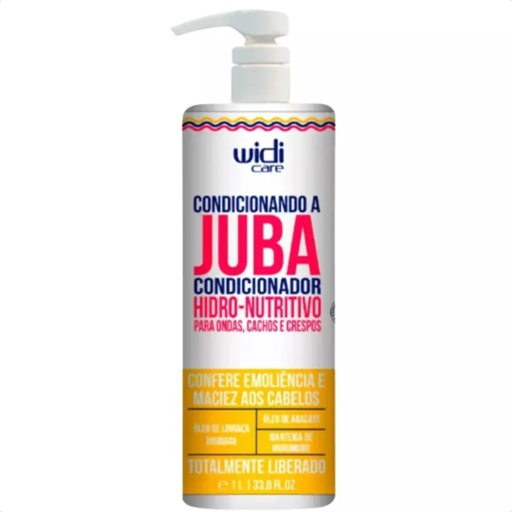 Condicionando a Juba para Curvaturas- Condicionador Hidro-Nutritivo 1L