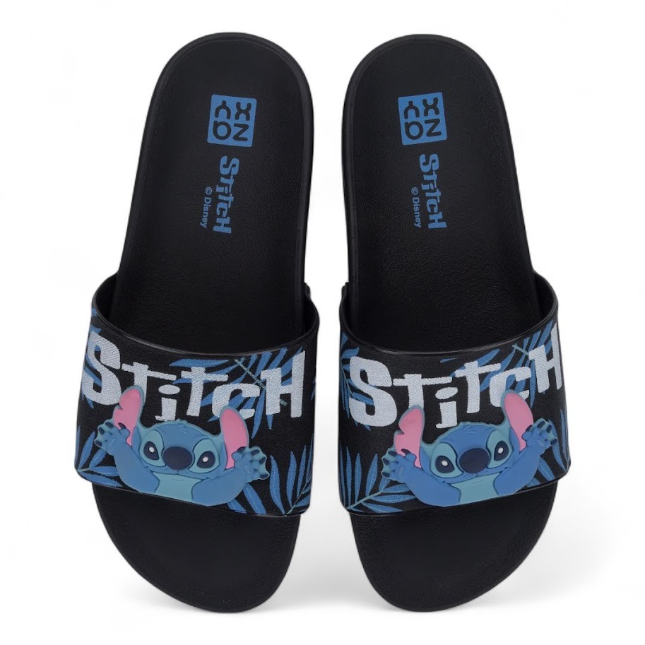 Chinelo Slide Feminino Disney Mickey e Stitch Conforto Zaxy