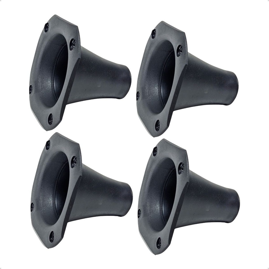 Kit 4 Cornetas Lc 02 P/ Sistema Som Automotivo Alta Potência Compacta de Qualidade
