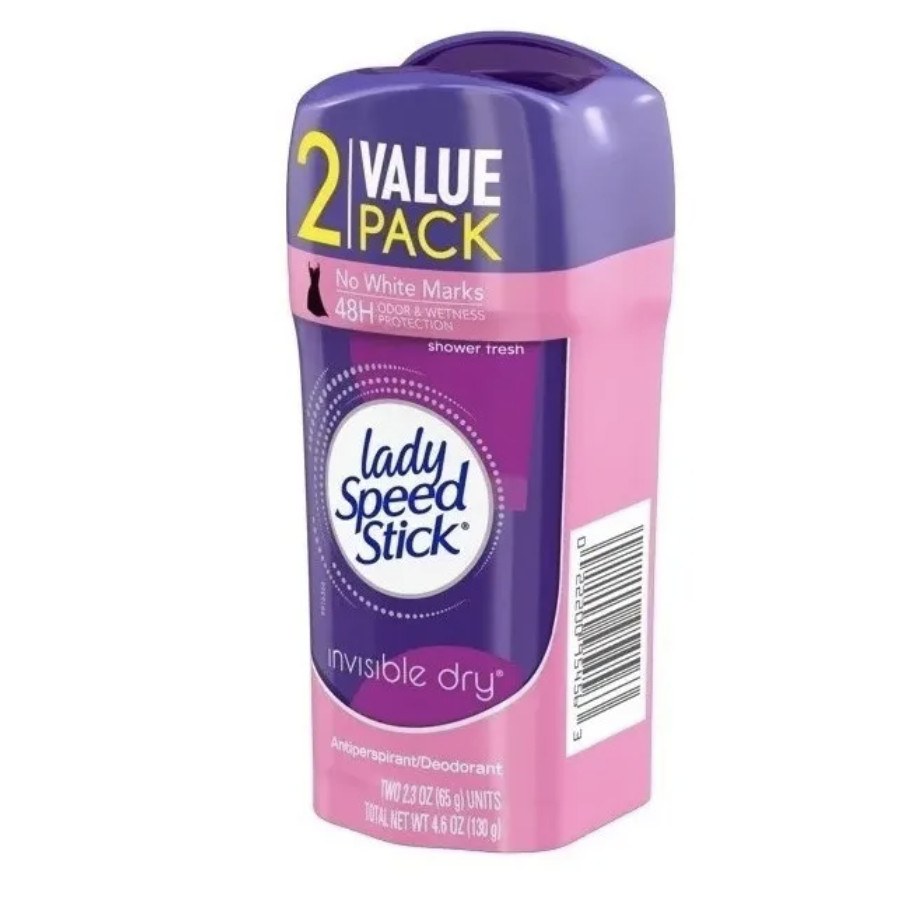 Speed Stick Lady Invisible Dry - Pack 2