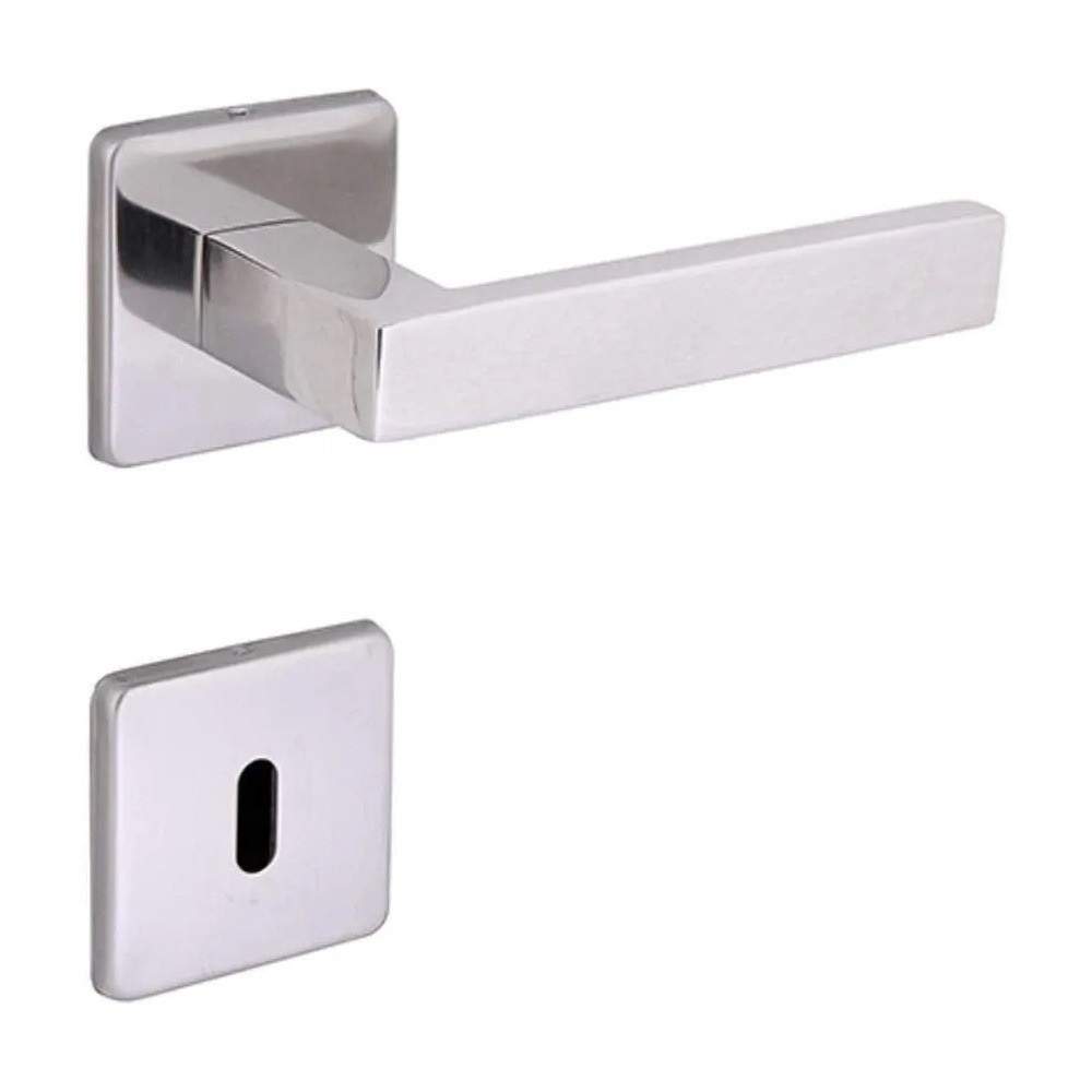 Fechadura Interna Quadratta 55mm Aço Inox Polido 4098900/55 IP Arouca