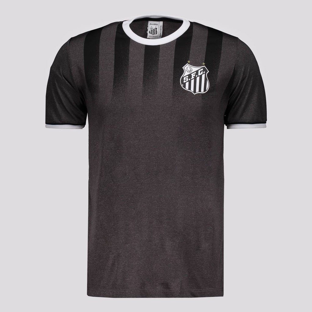 Camisa Santos Mistura Cinza em Oferta na Shopee