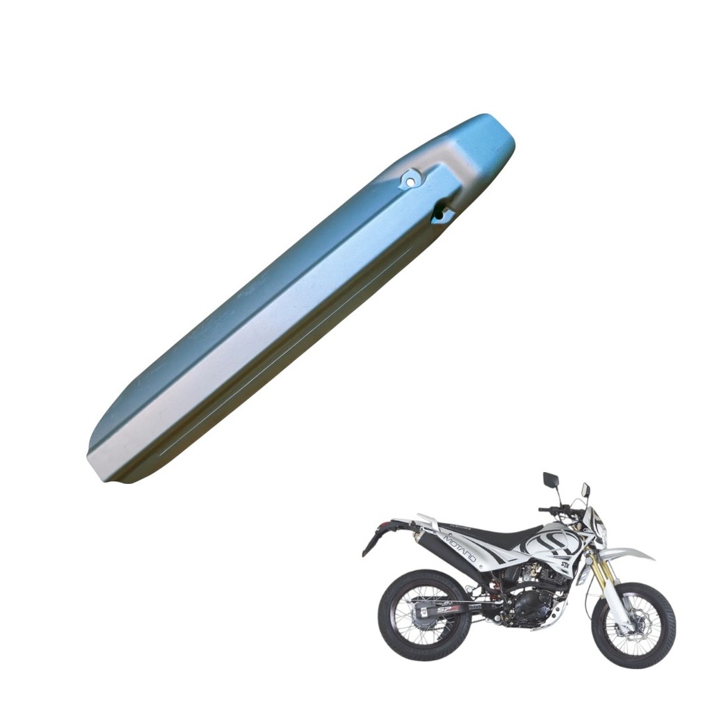 PROTETOR CAPA BENGALA ESQUERDA SUNDOWN STX 200 MOTARD PRATA