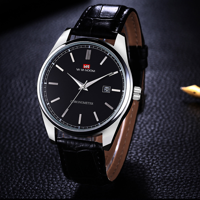 VAVAVOOM relógio masculino a prova d água moda simples e moderna muito elegante buckle homens marca 2093