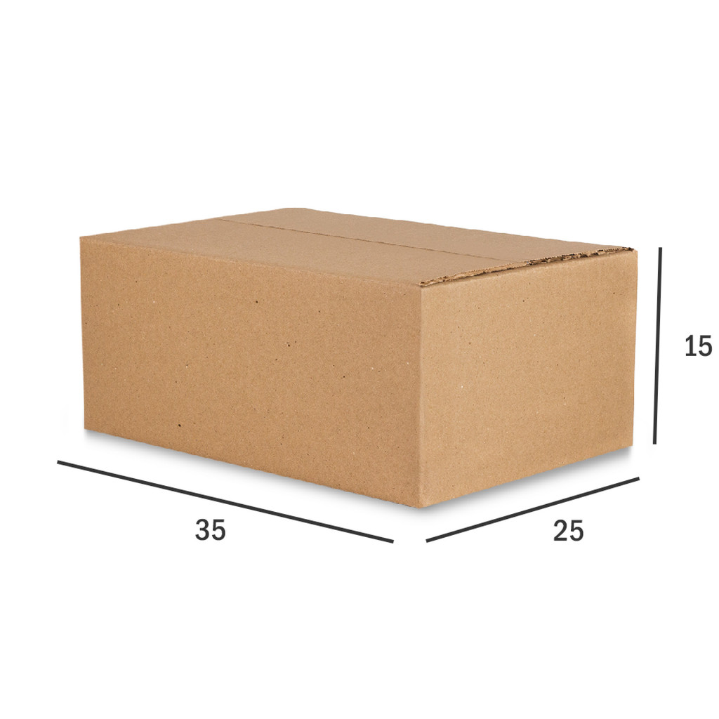 10 Caixas de Papelão Embalagem Transporte Envios E-commerce Correio PAC Sedex - 35x25x15 cm