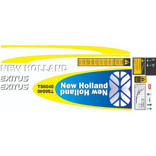 Kit Adesivos - New Holland Ts 6040 Exitus