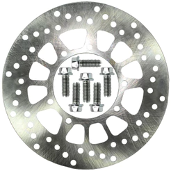 Disco de freio dianteiro XTZ125 XT225 TTR230 TDM225 DT200 com parafusos
