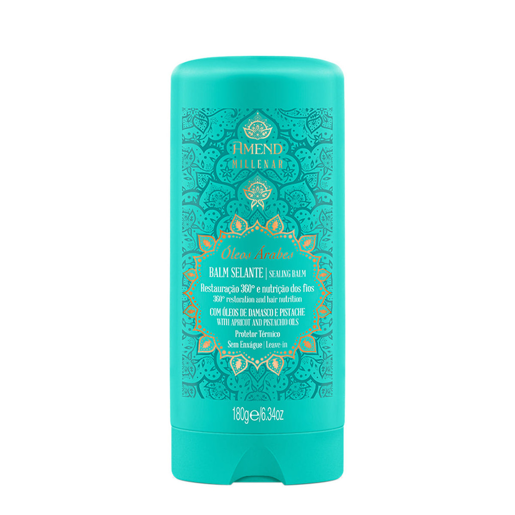 Amend Millenar Óleos Árabes Balm Selante - Leave-in 180g em Oferta na Shopee