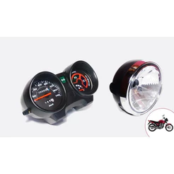 Painel odometro Marcador Combustivel Completo Farol Aro Cromado Cg Titan 150 Ks Es Esd 2004 2005 2006 2007 2008