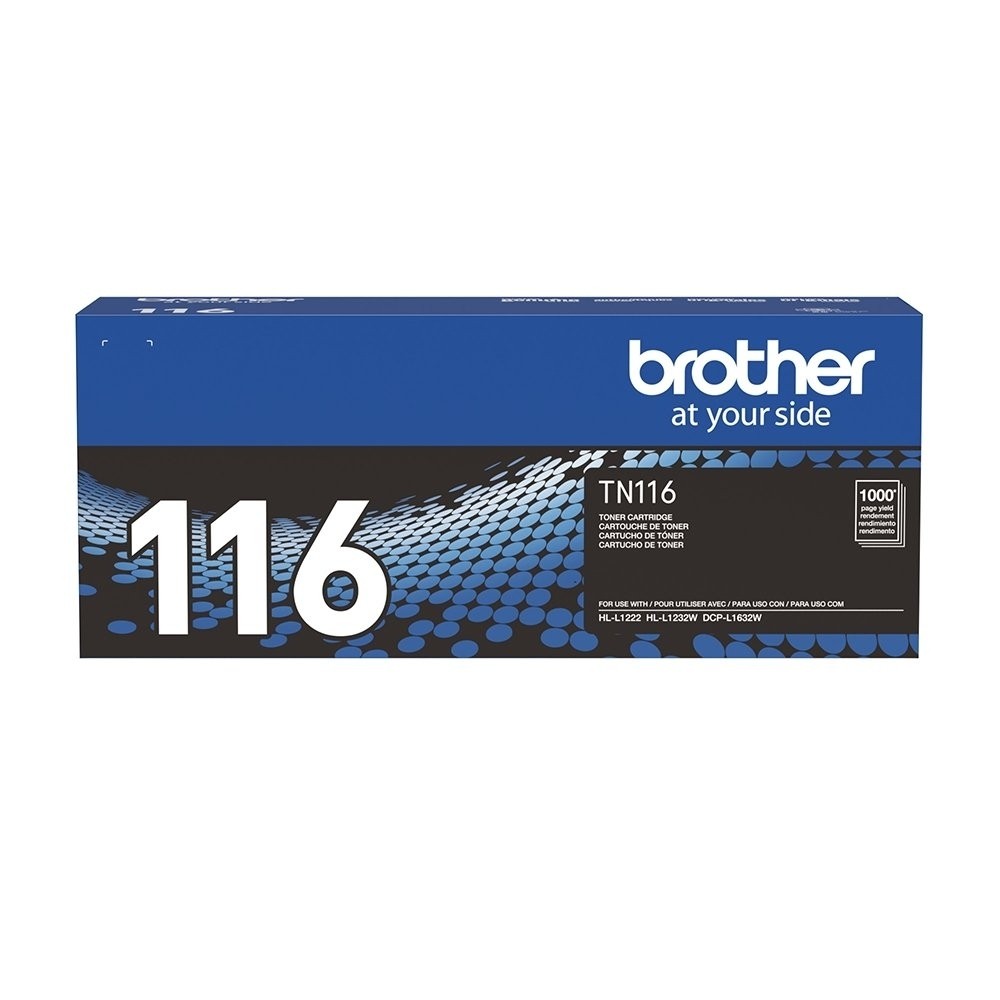 Toner Brother TN116BR | Preto, HLL1222-V/ HLL1232W-V/DCPL163 - Computers & Accessories