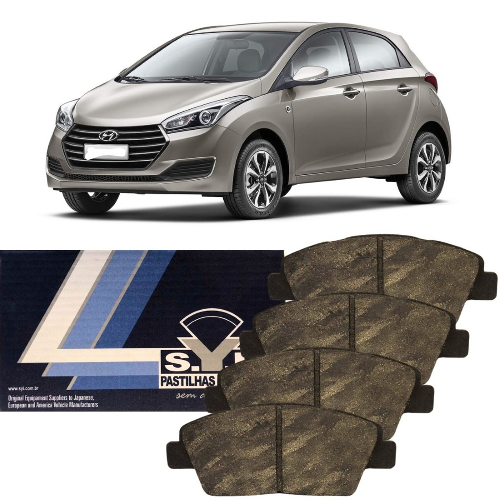 Pastilha De Freio Dianteiro S.y.l Hyundai Hb20 1.0 12v em Oferta na Shopee