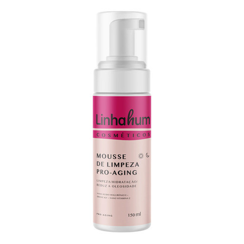 Mousse de Limpeza Facial Ácido Hialurônico Remove Impurezas e Rejuvenesce 150ml
