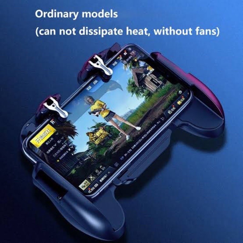 PROMOÇÃO Controle Gamepad Profissional com Cooler e Gatilhos para Free Fire, Pubg, Cod