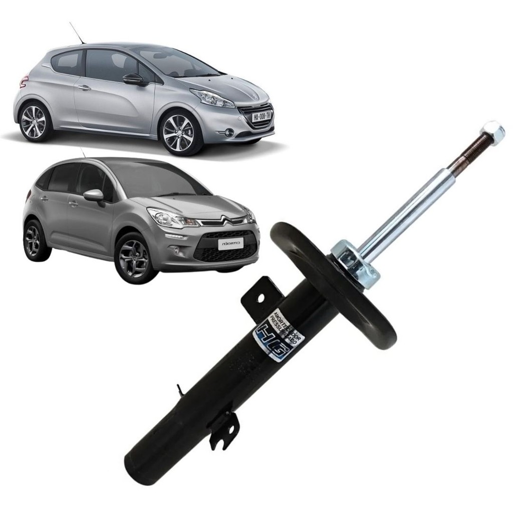 Amortecedor Dianteiro Esquerdo Peugeot 208 2013 ... Citroen C3 2013 ...