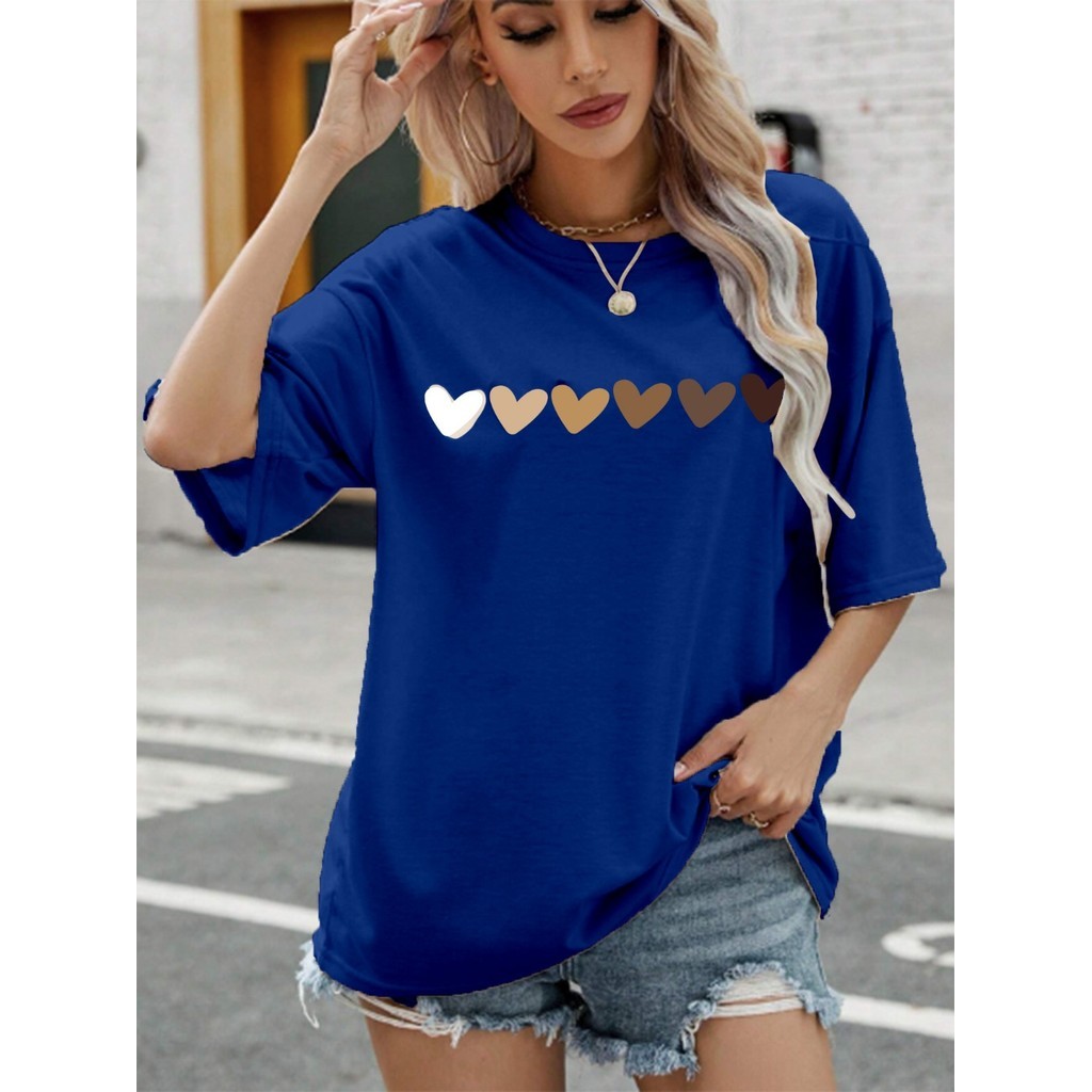 Camiseta Estilo Skatista Oversized Feminina Estampada Desenho Blusa Swag Old School Life Style