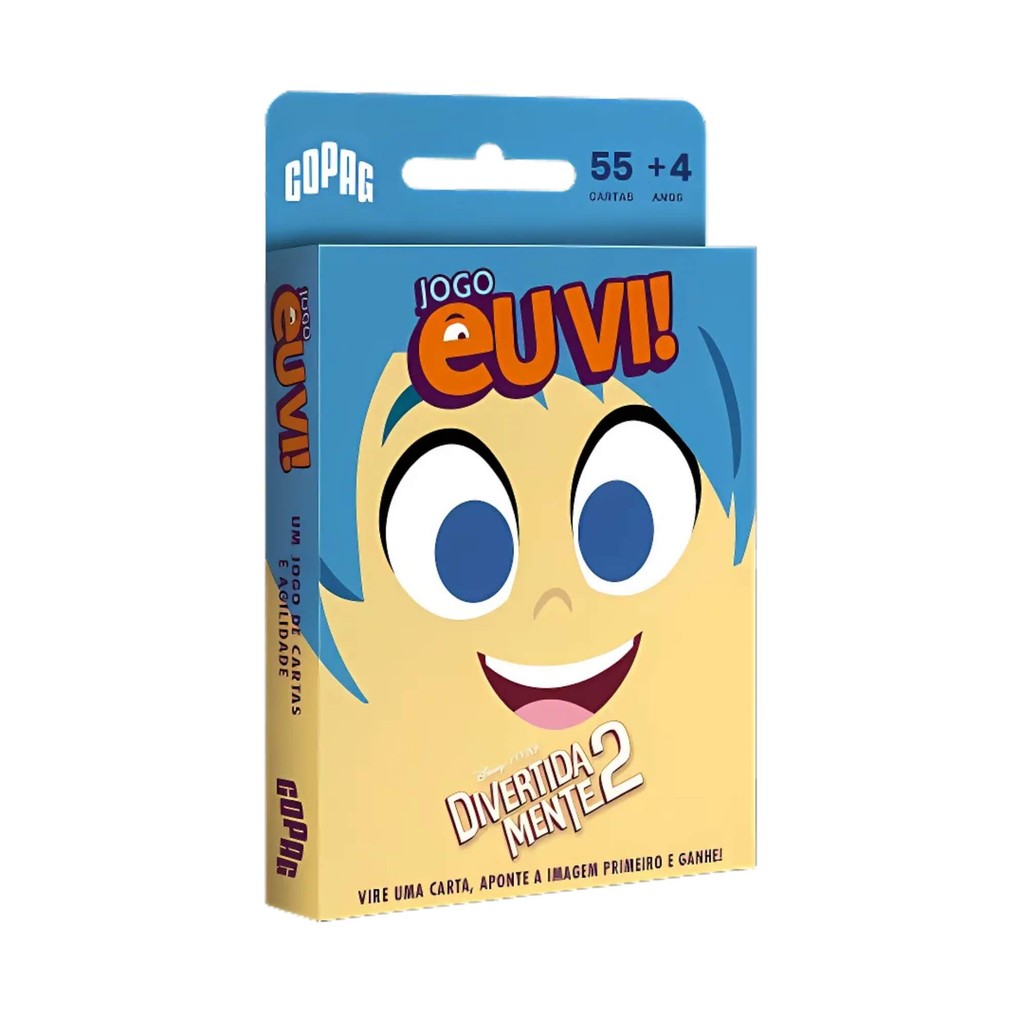 Jogo Eu Vi! Divertidamente 2 com 55 Cartas Copag - 35496 em Oferta na Shopee