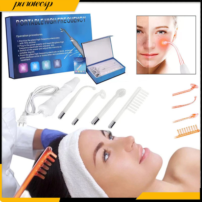Aparelho Alta Frequência Portátil Bivolt Limpeza Tratamento De Pele - Darsoval Tratamento Facial e Capilar Pronta Entreg