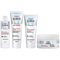 KIT ELSEVE BOND REPAIR PRÉ SH + SH + COND + MÁSC - 4 ITENS