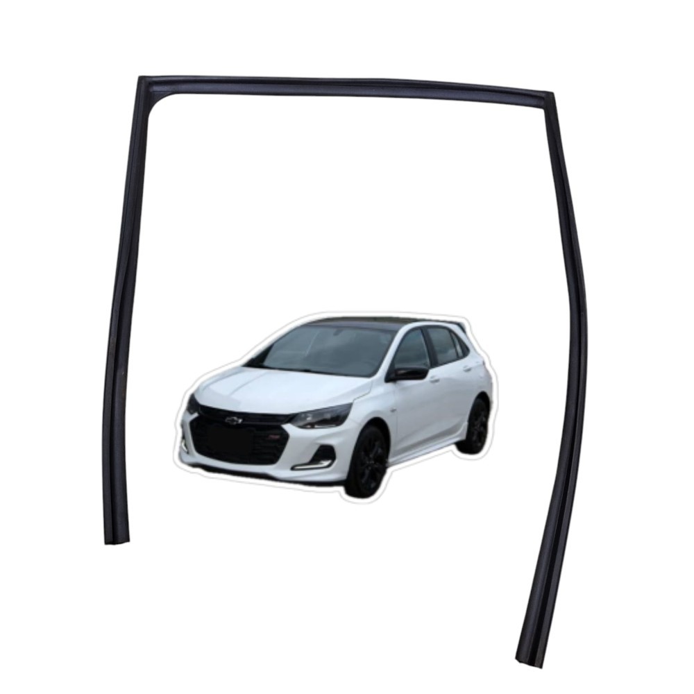 Canaleta Guarnição Porta Traseira Esquerda Chevrolet Onix 25