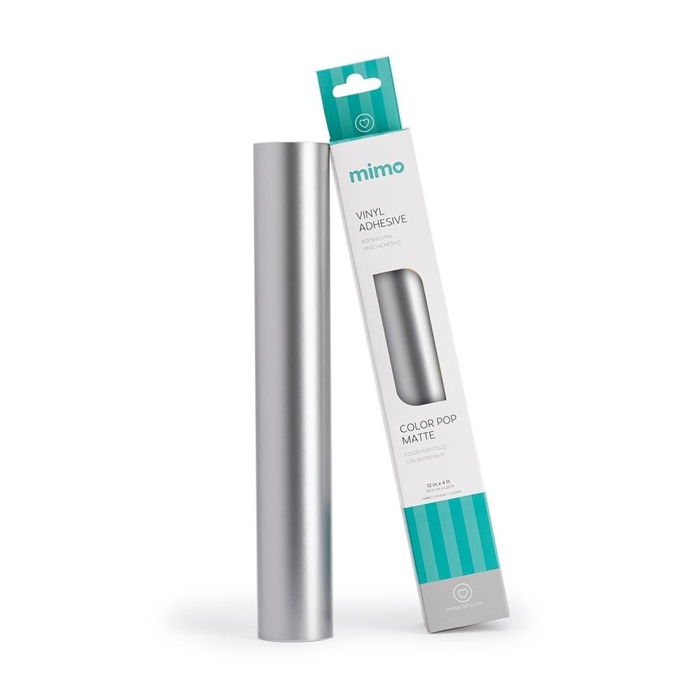 Adesivo Vinil Color Pop Fosco - Prata - Mimo - 30,5 cm x 1,22 m - 1 Und em Oferta na Shopee