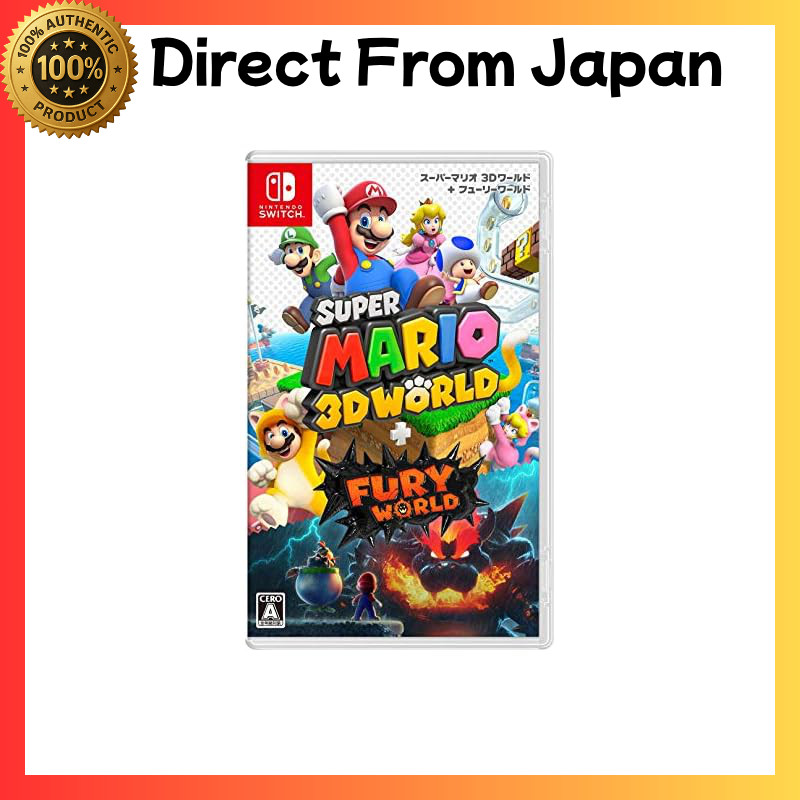 Super Mario 3D World + Bowser's Fury Nintendo Switch Game direct from Japan