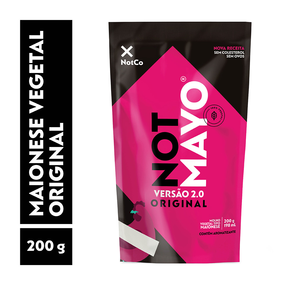 Maionese Vegetal NotCo NotMayo Sachê 200g