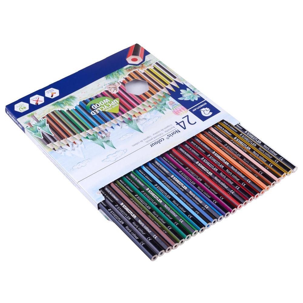Detalhes do Lápis de Cor Noris com 24 Cores Staedtler