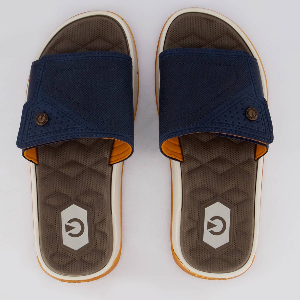 Chinelo Cartago Nápoles Gáspea Marinho e Marrom - Men Shoes