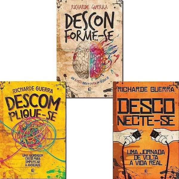 Kit 3 Livros de Richarde Guerra: Desconforme-se, Descomplique-se e Desconecte-se