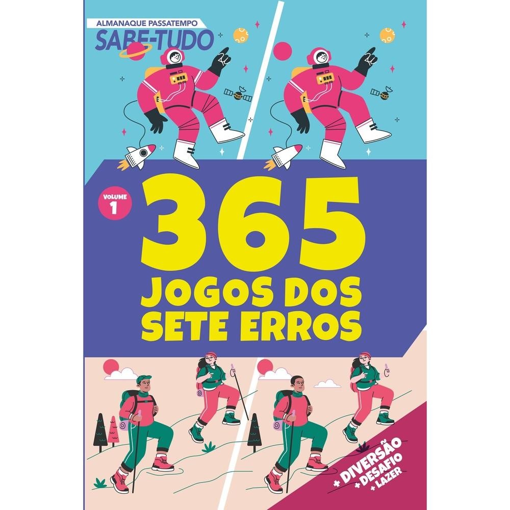 Almanaque Passatempo Sabe-Tudo 365 - Jogo dos 7 Erros em Oferta na Shopee