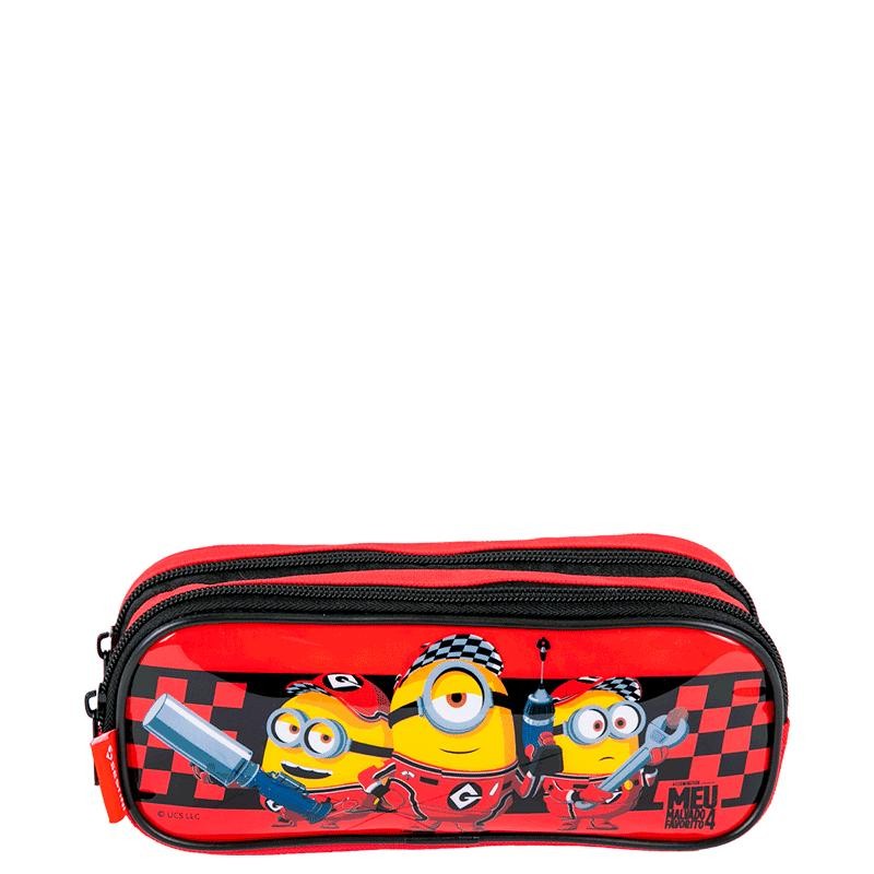 Estojo 2 Compartimentos Meu Malvado Favorito - Colorido