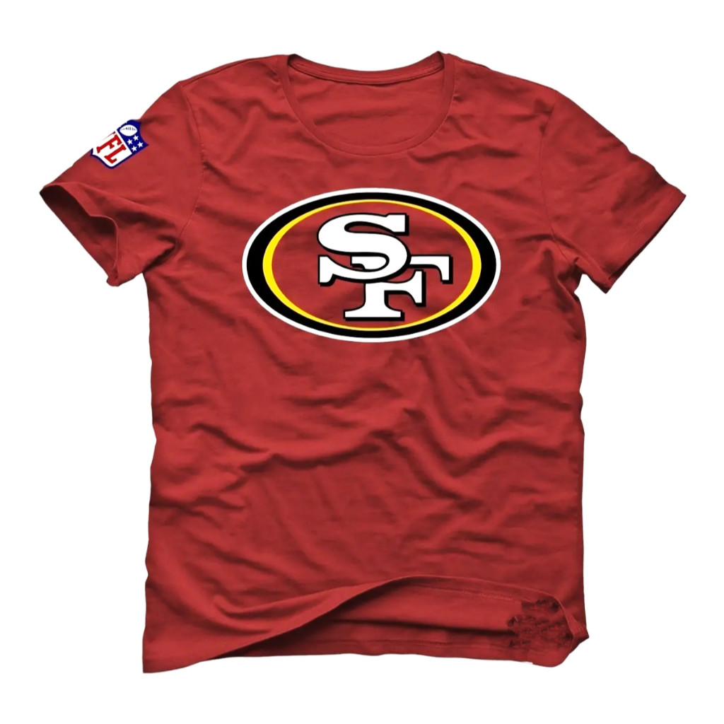 Camiseta Streetwear San Francisco SF Nfl Futebol Americano 100% Algodão Envio Imediato