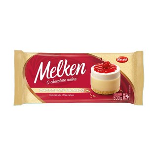 Chocolate em Barra Branco - Melken - 500g - 01 unidade - Harald - Rizzo em Oferta na Shopee