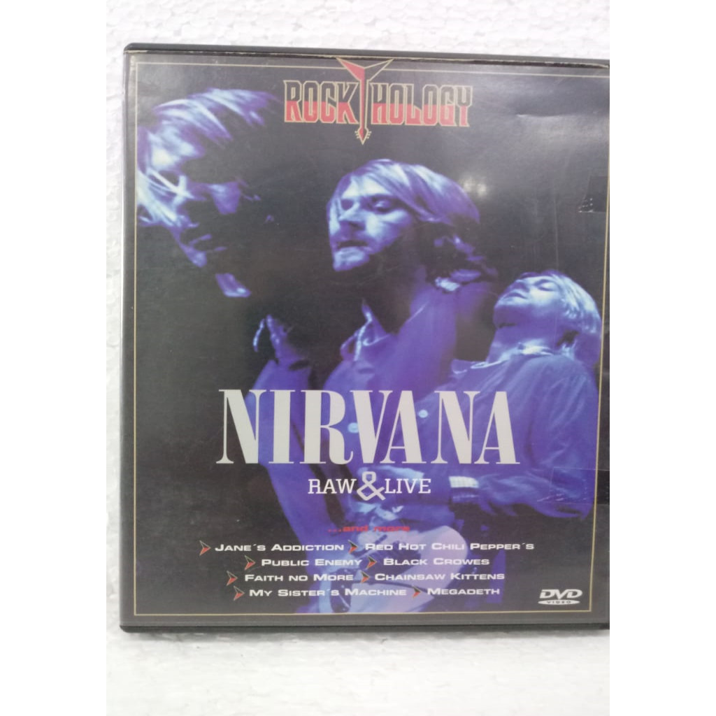 DVD - NIRVANA - RAW E LIVE - ROCK HOLOGY autor DESCONHECIDO