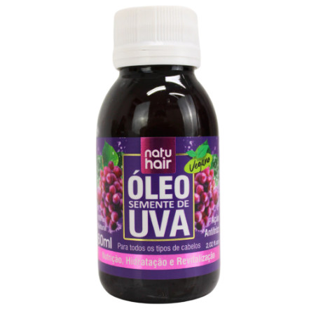 Óleo Capilar de Semente de Uva 60ml - Natuhair