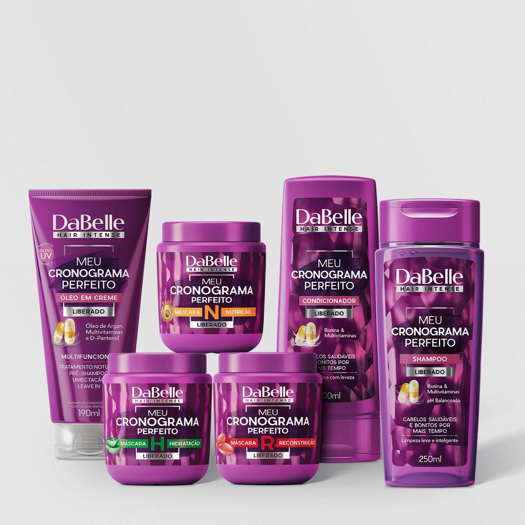 Kit Dabelle Meu Cronograma Perfeito Essencial (6 Produtos) - Beauty