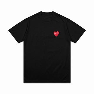 Camiseta Streetwear 100% Algodão Comme des Garçons Classic em Oferta na Shopee