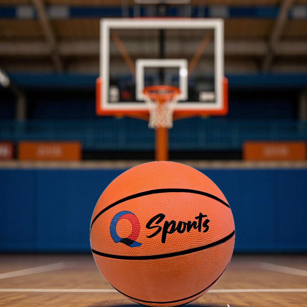 Bola de Basquete Borracha Reforçada Quadra de Condomínio Tamanho Oficial Treino Jogo Amigos