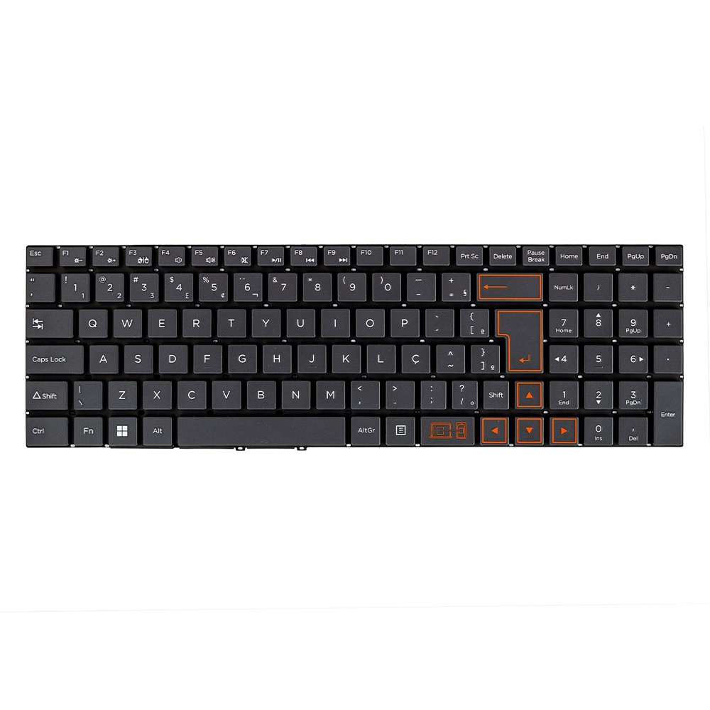 Teclado para Notebook Positivo vision c15 C4128ABR | Preto ABNT2 em Oferta na Shopee