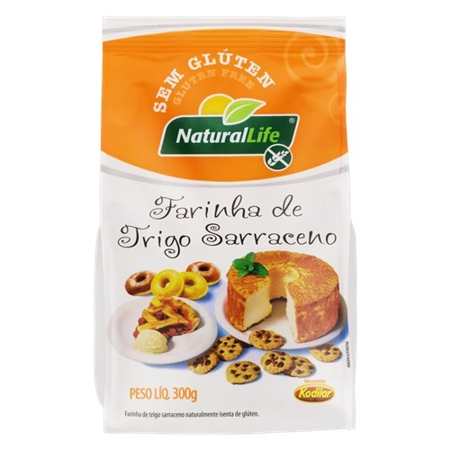 FARINHA DE TRIGO SARRACENO S/ GLUTEN KODILAR 300g em Oferta na Shopee