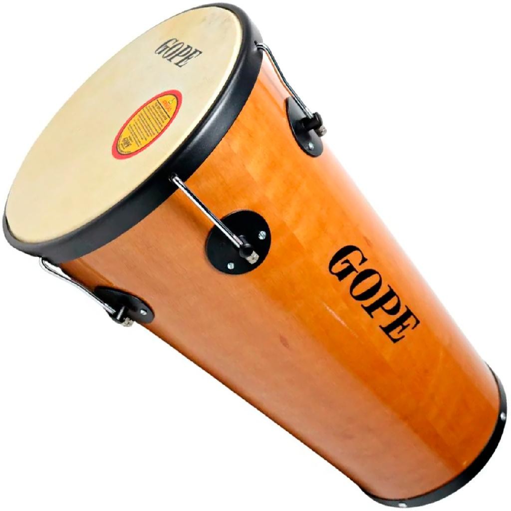 Rebolo Gope Conico em Madeira 55cm 11" Pele Animal Tantan em Oferta na Shopee