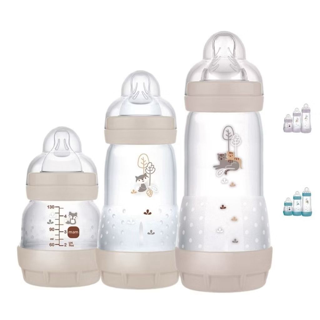 Mamadeira MAM Easy Start 130ML 260ML 320ML Com Sistema Anticólica Autoesterilizável em Oferta na Shopee