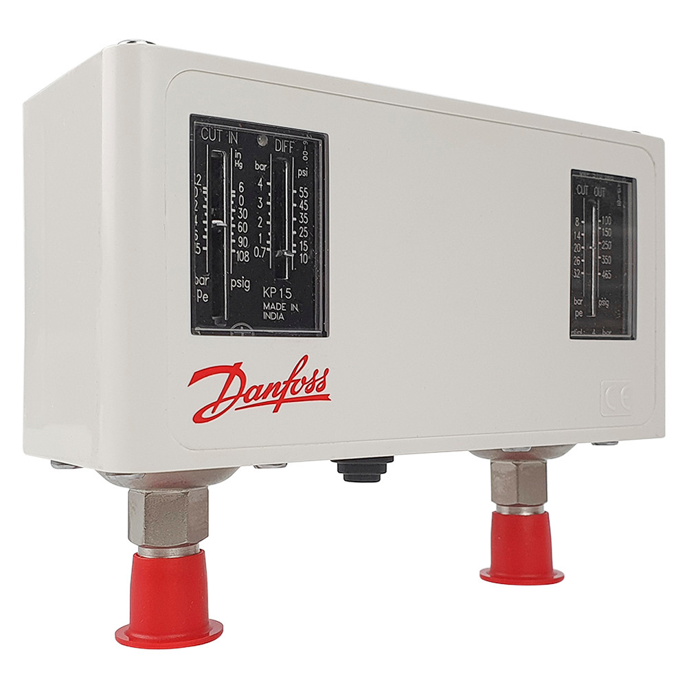 Pressostato KP15 Manual Alta / Automático Baixa - Danfoss 060-124391