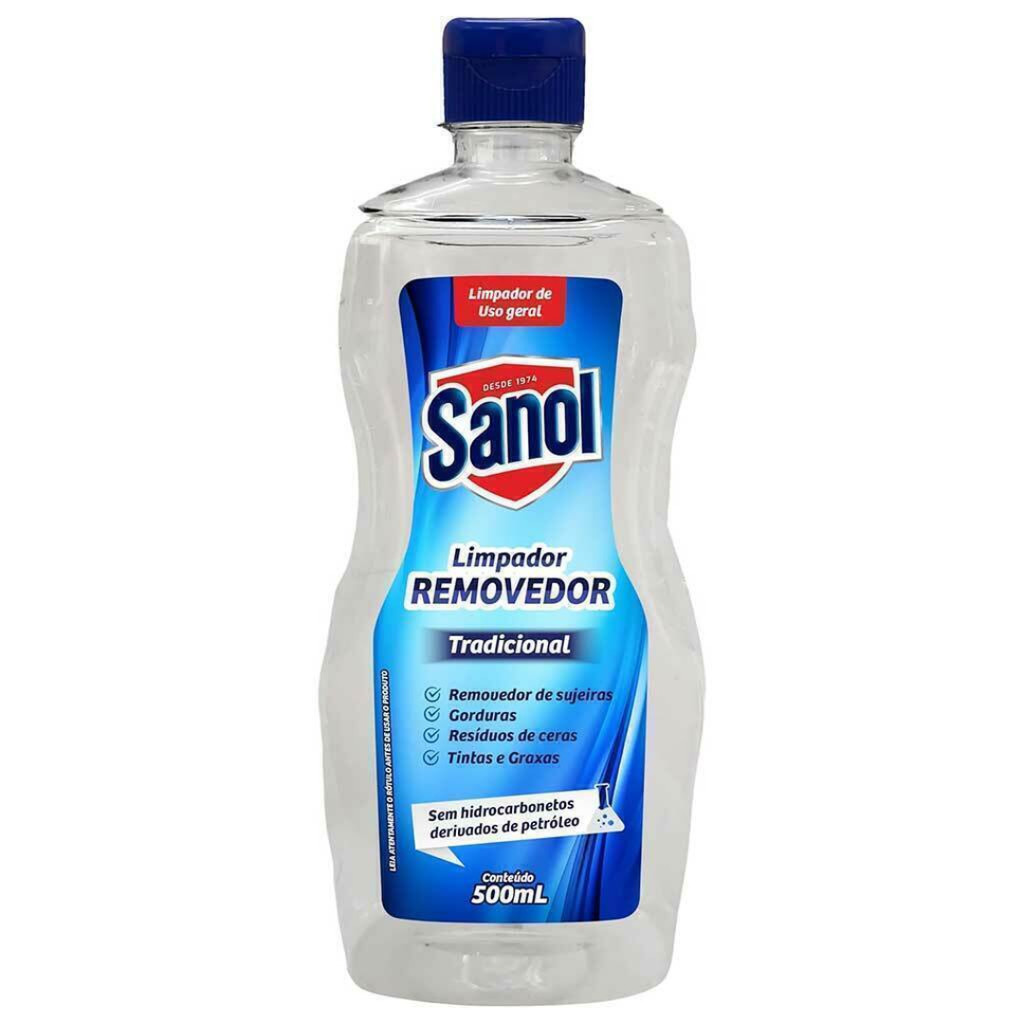 Limpador Removedor Tradicional Sanol 500ml - Home & Living
