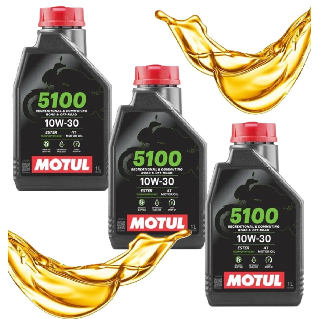 Óleo Motul 5100 10w30 Semissintético 4 Tempos (3 Litros)