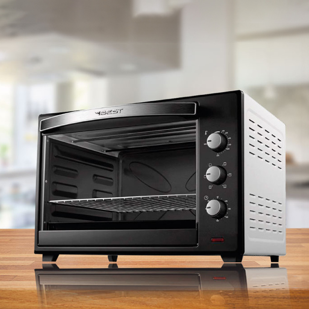 Detalhes do Forno Elétrico 60 Litros Com Grelha e Bandeja Easy Clean Best