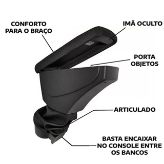 Apoio De Braço Central Fiat Argo Cronos Strada Encosto em Oferta na Shopee