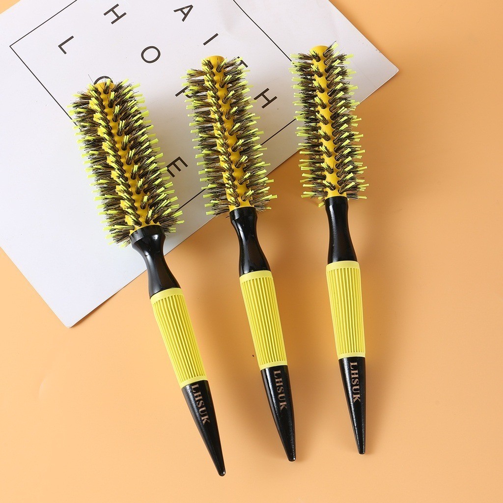 Kit 3 pc Escovas Profissionais De Cabelo Cerdas em Oferta na Shopee