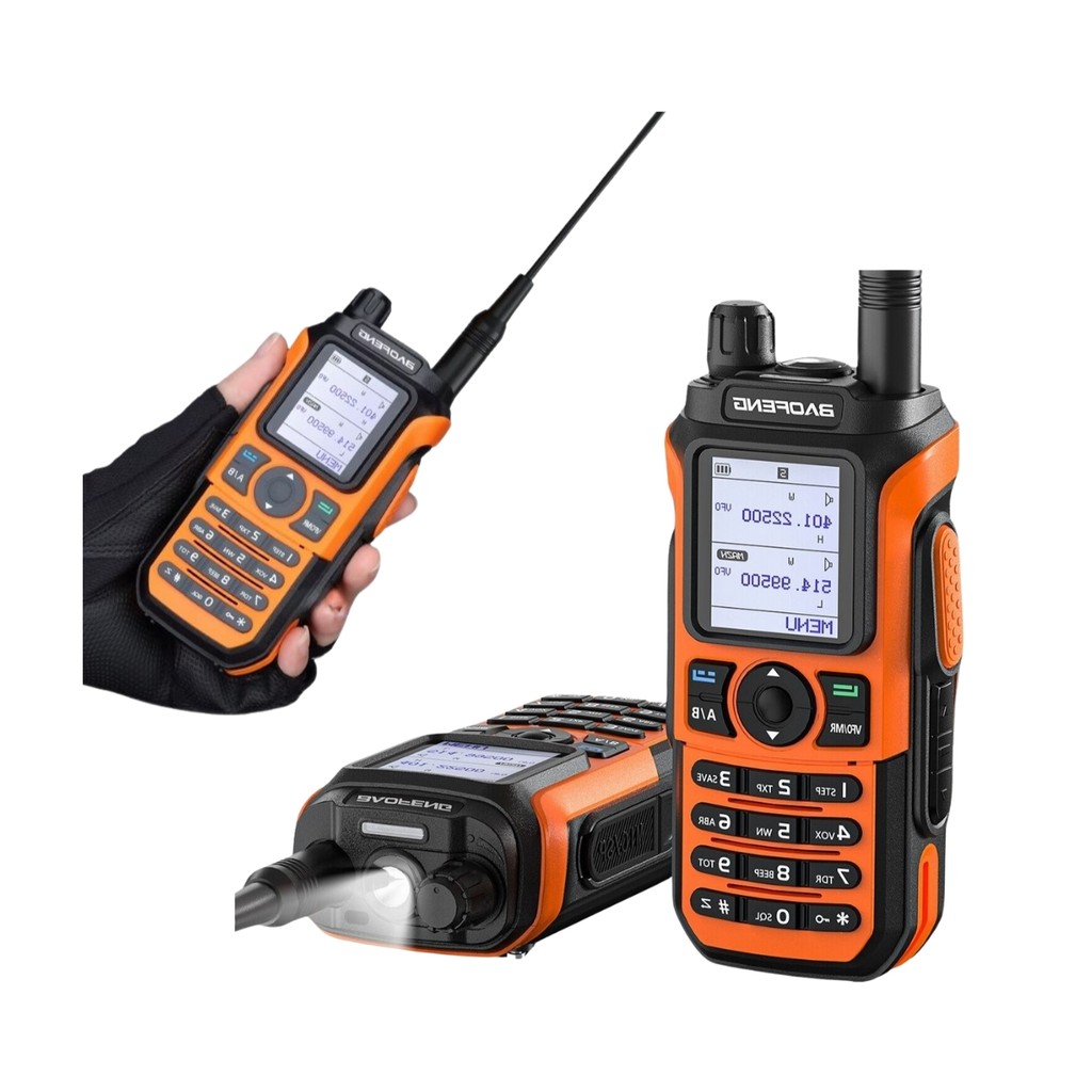 Rádio Baofeng Walkie Talk UV21 Tri Band à Prova d'água Display 1.77” Polegadas Longo Alcance